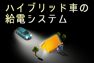 ハイブリッド車の給電システム