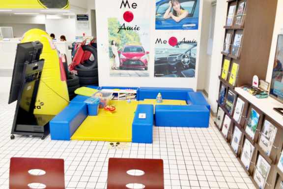 その場で、車検。